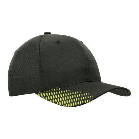 Custom Logo Headwear Canada Breathable Poly Twill with Peak Flash Print