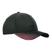 Custom Logo Headwear Canada Breathable Poly Twill with Peak Flash Print