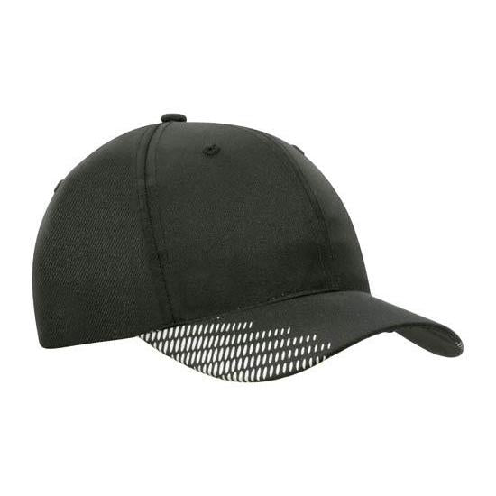 Custom Logo Headwear Canada Breathable Poly Twill with Peak Flash Print