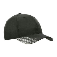 Custom Logo Headwear Canada Breathable Poly Twill with Peak Flash Print