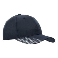 Custom Logo Headwear Canada Breathable Poly Twill with Peak Flash Print