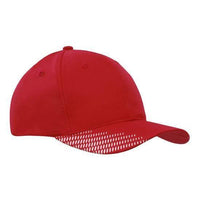 Custom Logo Headwear Canada Breathable Poly Twill with Peak Flash Print