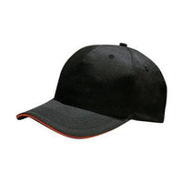 Custom Logo Headwear Canada Breathable Poly Twill with Sandwich Trim