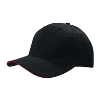 Custom Logo Headwear Canada Breathable Poly Twill with Sandwich Trim