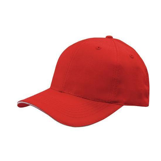 Custom Logo Headwear Canada Breathable Poly Twill with Sandwich Trim