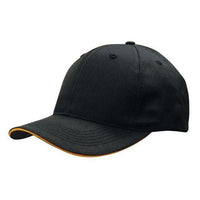 Custom Logo Headwear Canada Breathable Poly Twill with Sandwich Trim