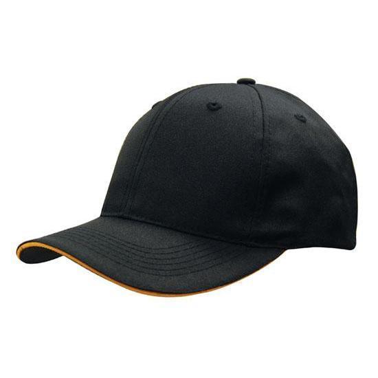 Custom Logo Headwear Canada Breathable Poly Twill with Sandwich Trim
