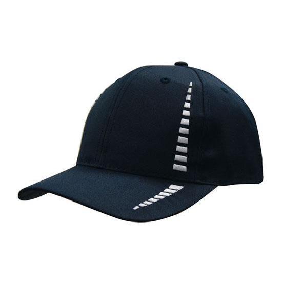 Custom Logo Headwear Canada Breathable Poly Twill with Small Check Patterning