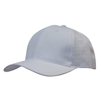 Custom Logo Headwear Canada Breathable Poly Twill with circle perforations