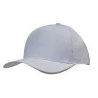 Custom Logo Headwear Canada Breathable Poly Twill with circle perforations