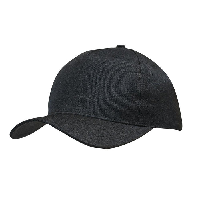 Custom Logo Headwear Canada Breathable Poly Twill with circle perforations