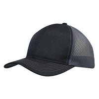 Custom Logo Headwear Canada Breathable poly twill with honeycomb mesh