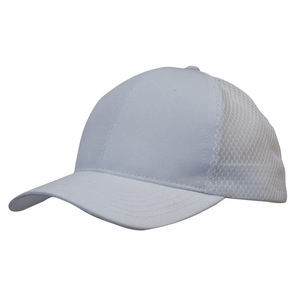 Custom Logo Headwear Canada Breathable poly twill with honeycomb mesh