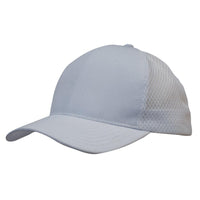 Custom Logo Headwear Canada Breathable poly twill with honeycomb mesh
