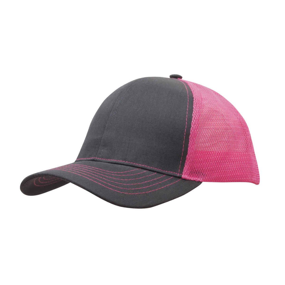 Custom Logo Headwear Canada Brushed Cotton with Mesh Back Cap