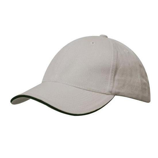 Custom Logo Headwear Canada Brushed Cotton with Sandwich Trim