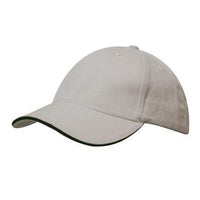 Custom Logo Headwear Canada Brushed Cotton with Sandwich Trim