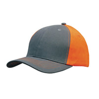 Custom Logo Headwear Canada Brushed Heavy Cotton Contrast Cap