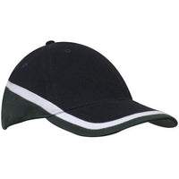 Custom Logo Headwear Canada Brushed Heavy Cotton Tri-Coloured Cap