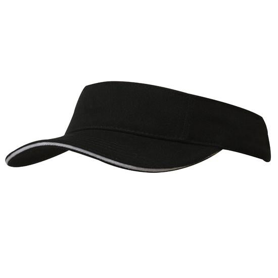 Custom Logo Headwear Canada Brushed Heavy Cotton Visor || 4230