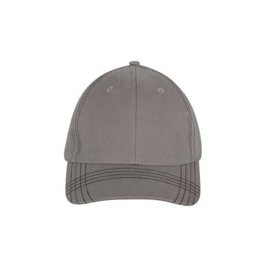 Custom Logo Headwear Canada Brushed Heavy Cotton with Contrasting Stitching & Cross Stitched Peak