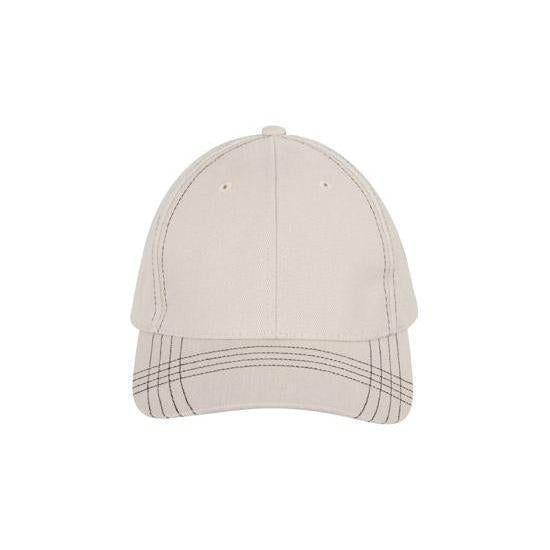 Custom Logo Headwear Canada Brushed Heavy Cotton with Contrasting Stitching & Cross Stitched Peak