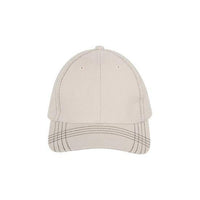 Custom Logo Headwear Canada Brushed Heavy Cotton with Contrasting Stitching & Cross Stitched Peak