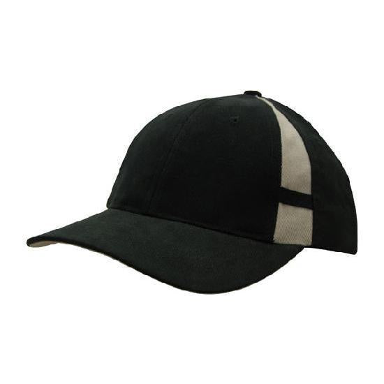 Custom Logo Headwear Canada Brushed Heavy Cotton with Crown Inserts & Contrasting Peak Under & Strap