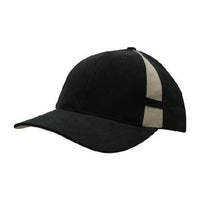 Custom Logo Headwear Canada Brushed Heavy Cotton with Crown Inserts & Contrasting Peak Under & Strap