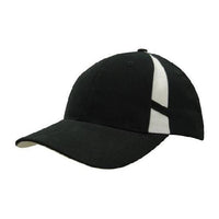 Custom Logo Headwear Canada Brushed Heavy Cotton with Crown Inserts & Contrasting Peak Under & Strap