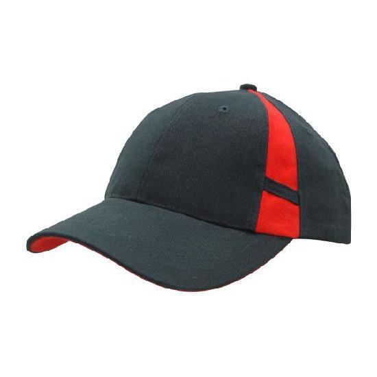 Custom Logo Headwear Canada Brushed Heavy Cotton with Crown Inserts & Contrasting Peak Under & Strap