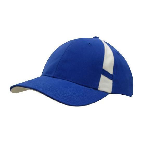 Custom Logo Headwear Canada Brushed Heavy Cotton with Crown Inserts & Contrasting Peak Under & Strap