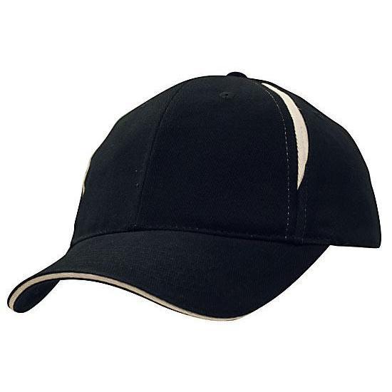 Custom Logo Headwear Canada Brushed Heavy Cotton with Crown Inserts & Sandwich