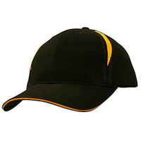 Custom Logo Headwear Canada Brushed Heavy Cotton with Crown Inserts & Sandwich