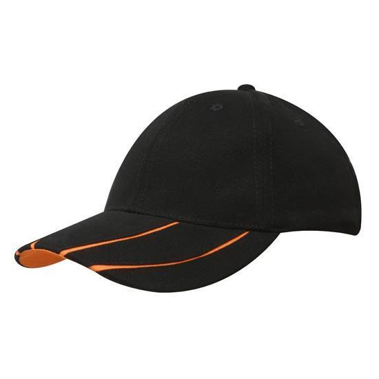 Custom Logo Headwear Canada Brushed Heavy Cotton with Hi-Vis Laminated Two-Tone Peak