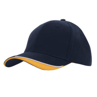 Custom Logo Headwear Canada Brushed Heavy Cotton with Indented Peak