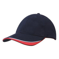 Custom Logo Headwear Canada Brushed Heavy Cotton with Indented Peak