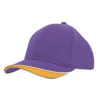 Custom Logo Headwear Canada Brushed Heavy Cotton with Indented Peak