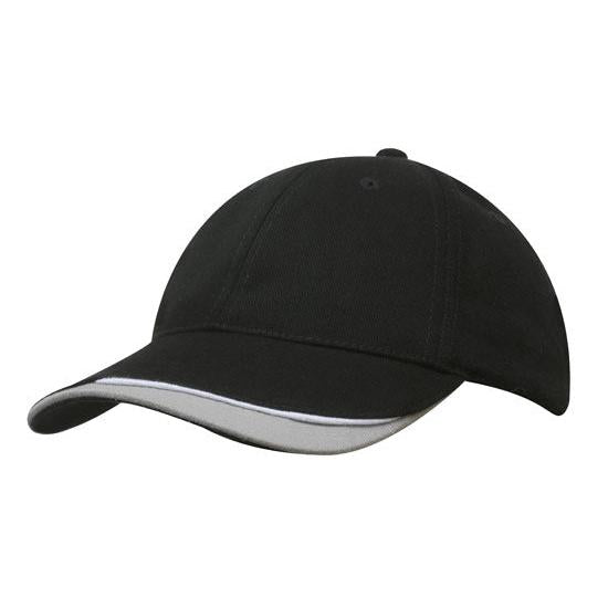 Custom Logo Headwear Canada Brushed Heavy Cotton with Indented Peak