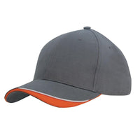 Custom Logo Headwear Canada Brushed Heavy Cotton with Indented Peak
