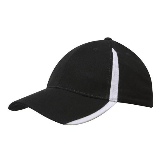 Custom Logo Headwear Canada Brushed Heavy Cotton with Inserts on the Peak & Crown