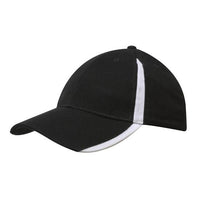 Custom Logo Headwear Canada Brushed Heavy Cotton with Inserts on the Peak & Crown