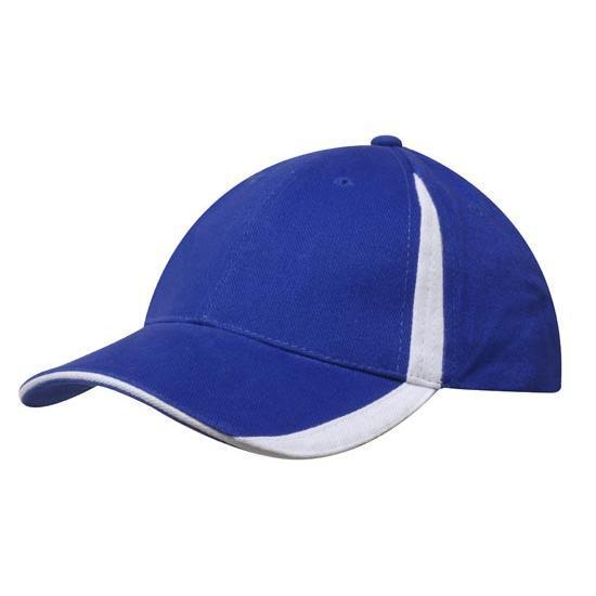 Custom Logo Headwear Canada Brushed Heavy Cotton with Inserts on the Peak & Crown