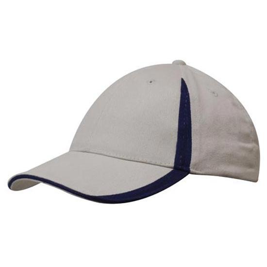 Custom Logo Headwear Canada Brushed Heavy Cotton with Inserts on the Peak & Crown