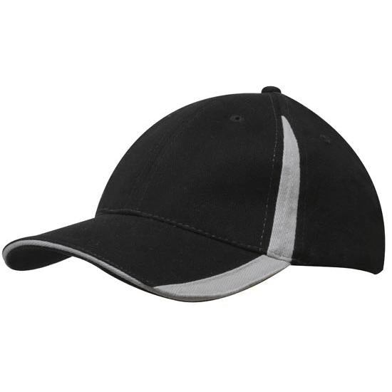 Custom Logo Headwear Canada Brushed Heavy Cotton with Inserts on the Peak & Crown