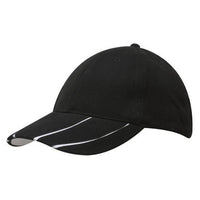 Custom Logo Headwear Canada Brushed Heavy Cotton with Laminated Two-Tone Peak