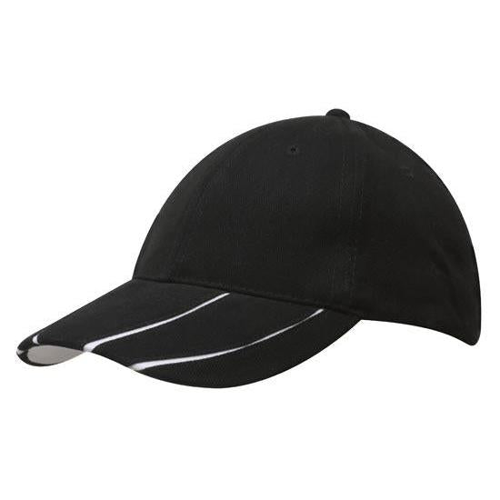 Custom Logo Headwear Canada Brushed Heavy Cotton with Laminated Two-Tone Peak