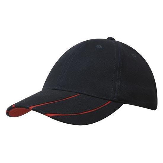 Custom Logo Headwear Canada Brushed Heavy Cotton with Laminated Two-Tone Peak