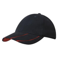 Custom Logo Headwear Canada Brushed Heavy Cotton with Laminated Two-Tone Peak