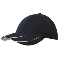 Custom Logo Headwear Canada Brushed Heavy Cotton with Laminated Two-Tone Peak